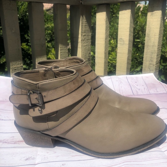 Booties stone color size 8 bohemian boho - Picture 2 of 7